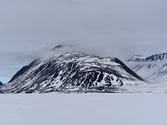 02B Mount Herodier From Qamutiik Sled After We Leave Pond Inlet Mittimatalik For The Floe Edge Near Baffin Island Nunavut Canada